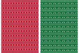 Feuilles A4 washi paper autocollantes rouge, vert - 2 feuilles